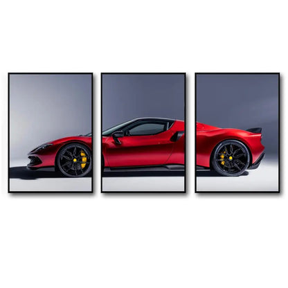 Toile 3 Pièces Ferrari 296 GTB
