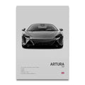 Toile Imprimée Mclaren Artura (Gris)