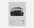 Toile Imprimée Audi RS3 2022 (Gris)