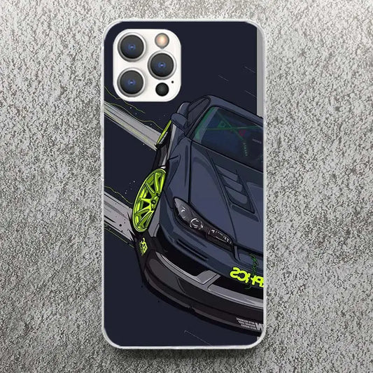 Coque iPhone en Silicone - Nissan Silvia S15