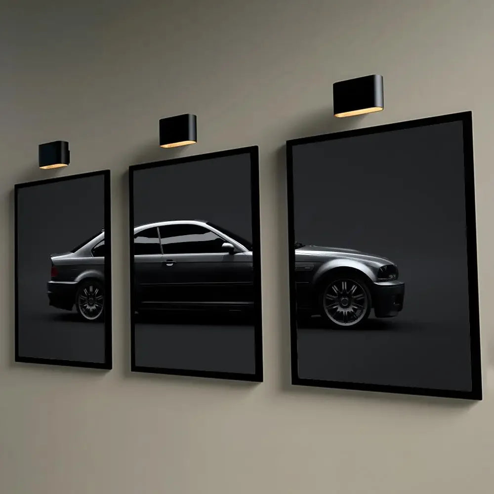 Toile 3 pièces BMW M3 E46