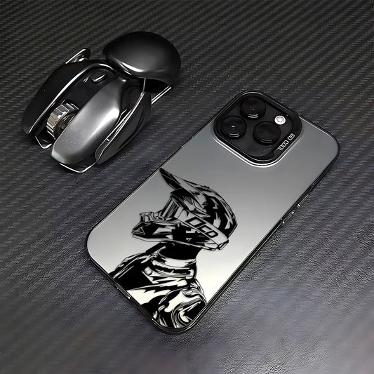 Coque Samsung A en Plastique Renforcée - Motard Motocross