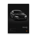 Toile Imprimée BMW F80 M3 (Noir)