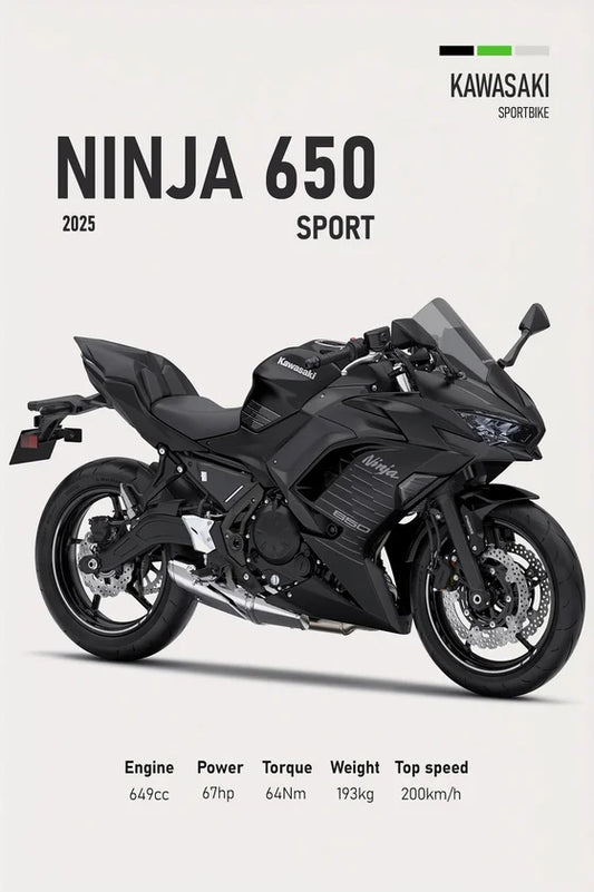 Toile Kawasaki Ninja 650