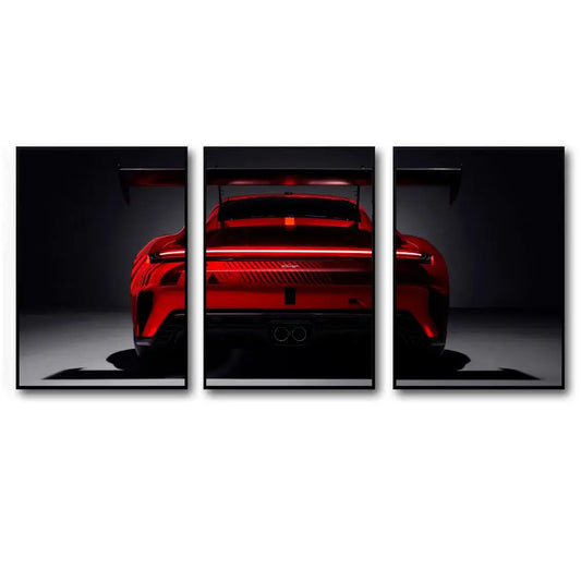 Toile 3 pièces Porsche GT3 RS