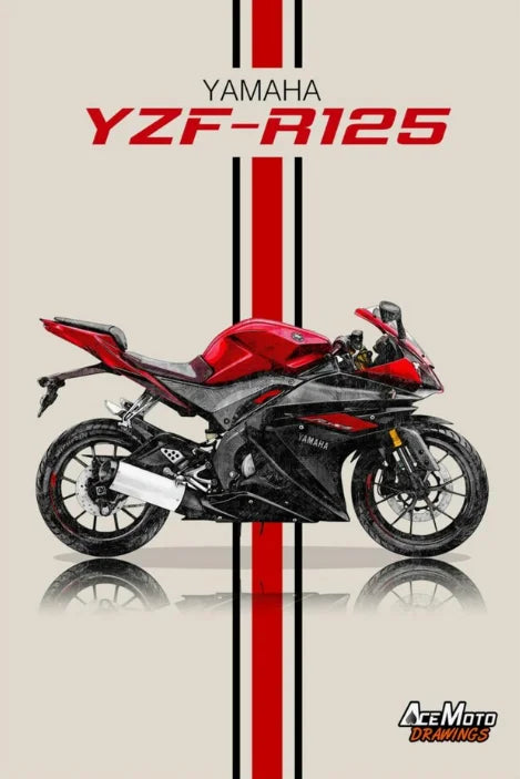 Toile Yamaha YZF-R125